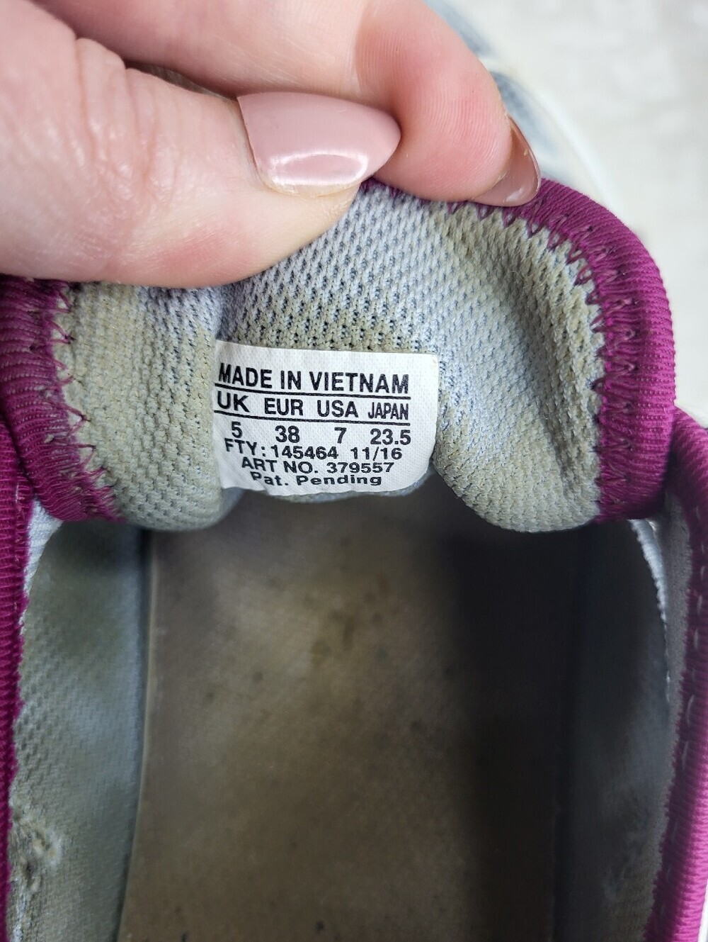 Salomon Ellipse Cabrio Women’s Grey and Magenta Water Sandal Sneakers. Size 7 - Picture 9 of 11